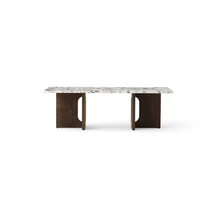 Audo Copenhagen Androgyne Lounge Sofabord Mrkbejdset Eg/Calacatta Viola