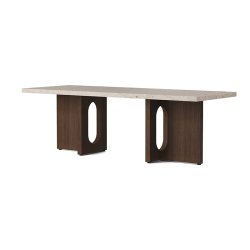 Audo Copenhagen Androgyne Lounge Sofabord Mrkbejdset Eg/Kunis Breccia