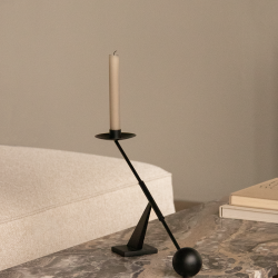 Audo Copenhagen Androgyne Lounge Sofabord Mrkbejdset Eg/Grey Galaxy