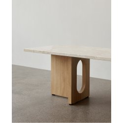 Audo Copenhagen Androgyne Lounge Sofabord Natur Eg/Kunis Breccia