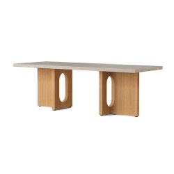 Audo Copenhagen Androgyne Lounge Sofabord Natur Eg/Kunis Breccia