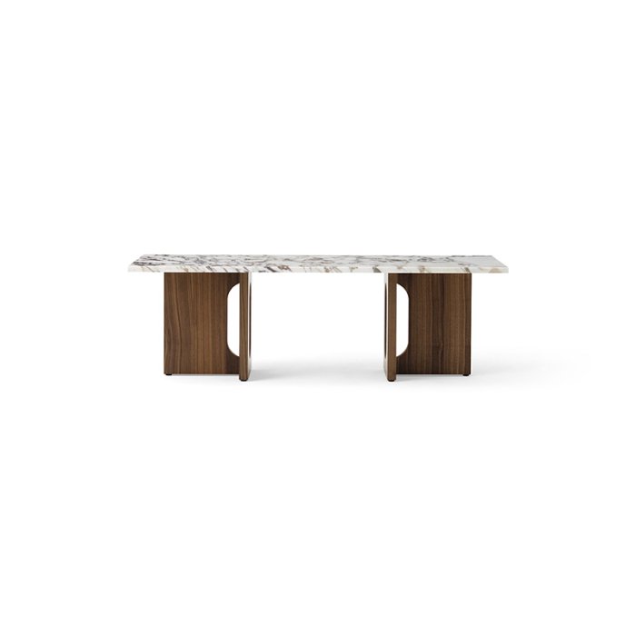 Audo Copenhagen Androgyne Lounge Sofabord Valnd/Calacatta Viola
