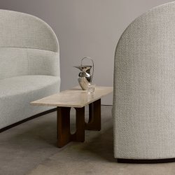 Audo Copenhagen Androgyne Lounge Sofabord Valnd/Kunis Breccia