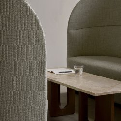 Audo Copenhagen Androgyne Lounge Sofabord Valnd/Kunis Breccia