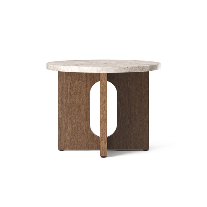 Audo Copenhagen Androgyne Sidebord Mrkbejdset Eg/Marmor 50