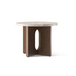 Audo Copenhagen Androgyne Sidebord Mrkbejdset Eg/Sten Kunis Breccia 50