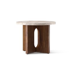 Audo Copenhagen Androgyne Sidebord Valnd/Sten Kunis Breccia 50