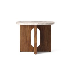 Audo Copenhagen Androgyne Sidebord Valnd/Sten Kunis Breccia 50