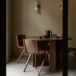 Audo Copenhagen Androgyne Spisebord Mrkbejdset Eg 120