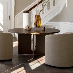 Audo Copenhagen Androgyne Spisebord Mrkbejdset Eg 150