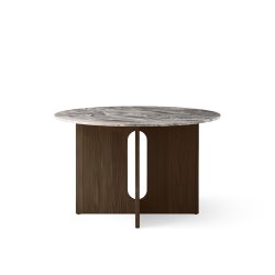 Audo Copenhagen Androgyne Spisebord Mrkbejdset Eg/Grey Galaxy 120