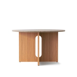 Audo Copenhagen Androgyne Spisebord Natur Eg/Kunis Breccia 120