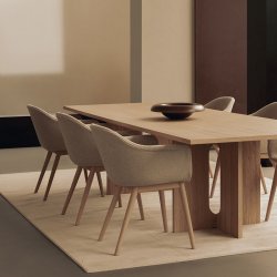 Audo Copenhagen Androgyne Spisebord Natur Eg Rektangulr - 210 cm 