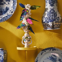 Bjrn Wiinblad Lady With Hat Lysestage 16 cm Pink 