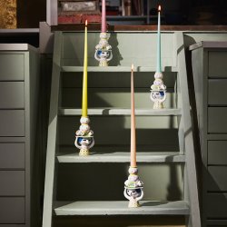 Bjrn Wiinblad Lady With Hat Lysestage 16 cm Pink 