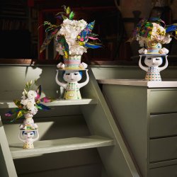 Bjrn Wiinblad Lady With Hat Lysestage 16 cm Pink 