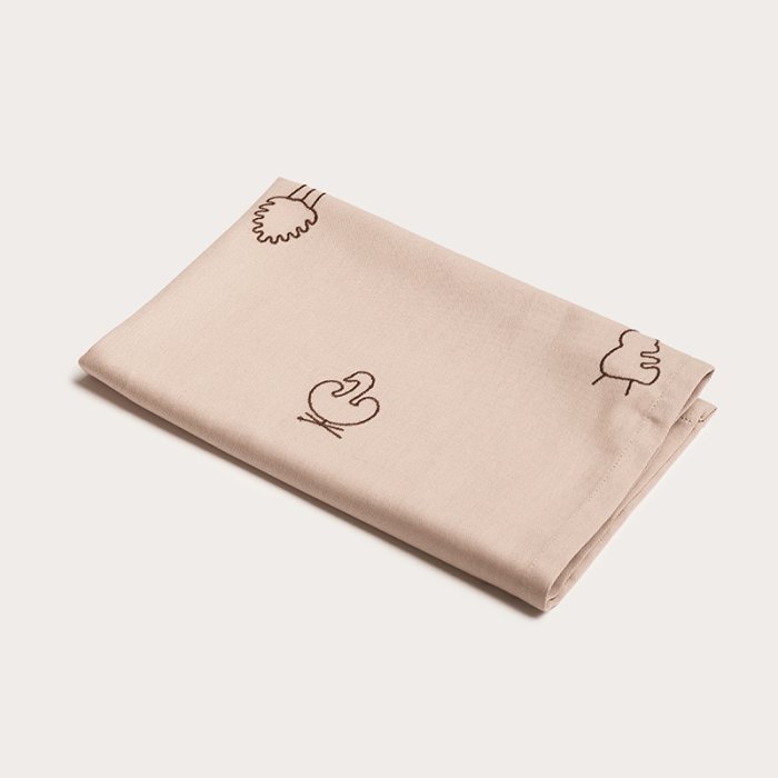 Brainchild Viskestykke m/ Designikoner Brun