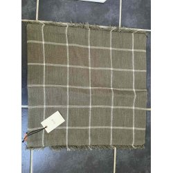 Calm Pude - 50x50 cm - Olive/Off-White - 2-SORTERING