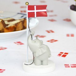 KIDS by FRIIS Bordpynt, Flag med Elefant og Mus