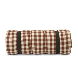 Ferm Living Bothy Check Quiltet Madras - Cinnamon/Green