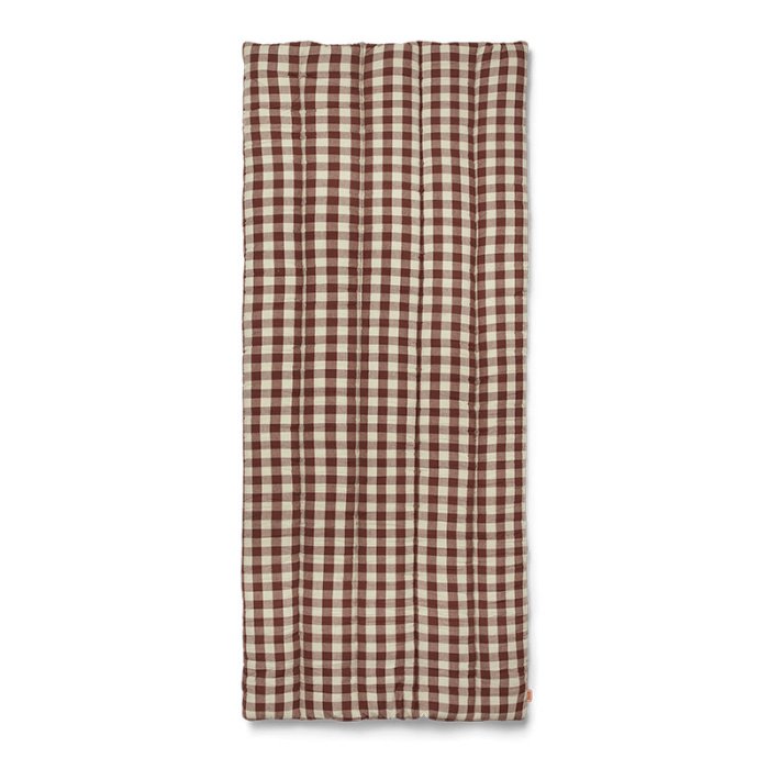 Ferm Living Bothy Check Quiltet Madras - Cinnamon/Green