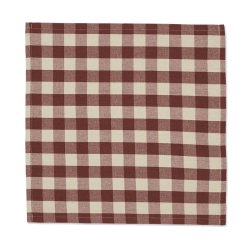 Ferm Living Bothy Check servietter - 4 stk. - Cinnamon/Grey Green 