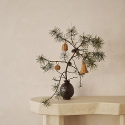 Ferm Living Braided Bell Baubles 3 stk. Natur 