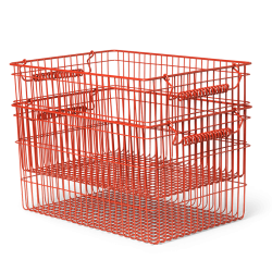 Ferm Living Cala Stabelbare Kurve 2 stk. Poppy Red