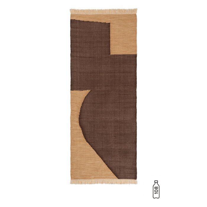 Ferm Living Forene lber 80 x 200 - Tan/Chocolate