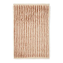 Ferm Living Kami Knotted Tppe 80x120 Off-white/Red Brown