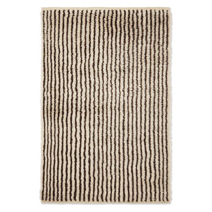 Ferm Living Kami Knotted Tppe 120x180 Off-white/Coffee