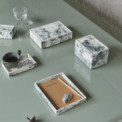 Ferm Living Mist Box 10x15 Emerald Off-white