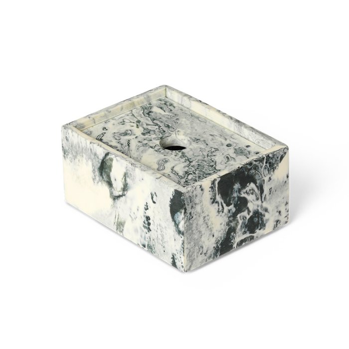 Ferm Living Mist Box 7,5x10 cm Emerald Off-white