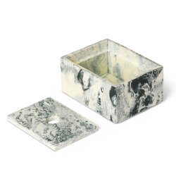 Ferm Living Mist Box 7,5x10 cm Emerald Off-white