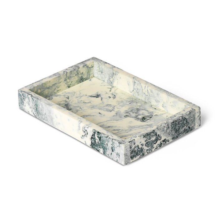 Ferm Living Mist Tray 10x15 cm Emerald Off-white