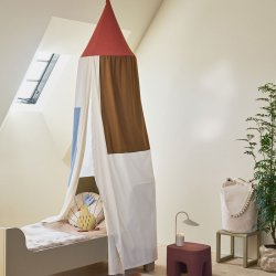 Ferm Living Peacock Pude Silver Fern/Undyed