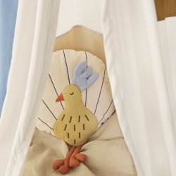 Ferm Living Peacock Pude Silver Fern/Undyed