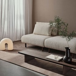 Ferm Living Stille Tufted Tppe 200x300 cm Ash Brown
