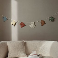Ferm Living Swif Bird Guirlande - Multifarvet 