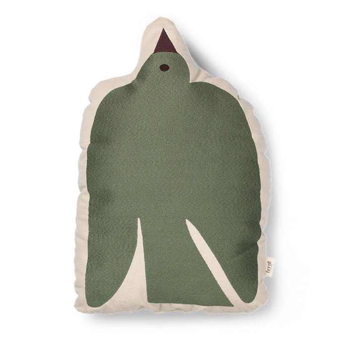 Ferm Living Swif Bird pude - Avocado Green