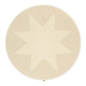 Ferm Living Vela Star Juletrstppe - Natural