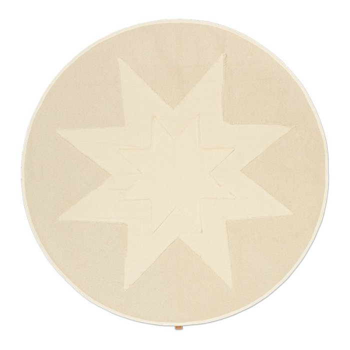 Ferm Living Vela Star Juletrstppe - Natural