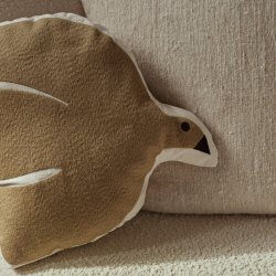 Ferm Living Swif Bird pude - Silver Fern