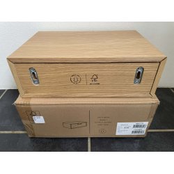 Hide Opbevaringskasse m. Skuffe - Eg - 2-SORTERING