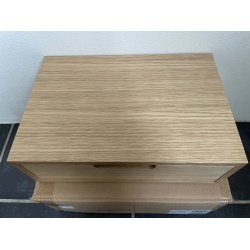 Hide Opbevaringskasse m. Skuffe - Eg - 2-SORTERING