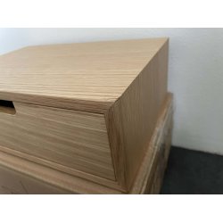 Hide Opbevaringskasse m. Skuffe - Eg - 2-SORTERING