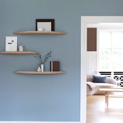 Aakjaer Furniture Arcus Hylde Lille Hvidolieret Eg