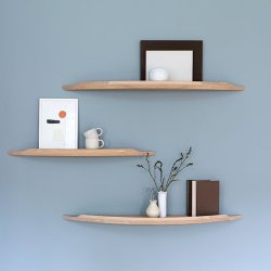 Aakjaer Furniture Arcus Hylde Mellem Hvidolieret Eg