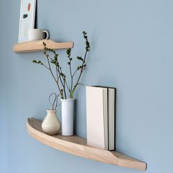 Aakjaer Furniture Arcus Hylde Lille Hvidolieret Eg