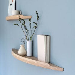 Aakjaer Furniture Arcus Hylde Stor Hvidolieret Eg